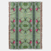 Roter Dragonfly auf Dogwood Frucht Decke (Vorderseite Vertikal)