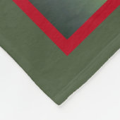 Roter Dragonfly auf Dogwood Frucht Personalisiert Fleecedecke (Ecke)