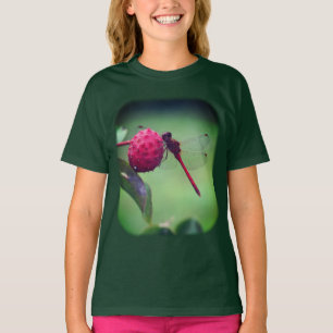Roter Dragonfly Dogwood Frucht Natur  T-Shirt