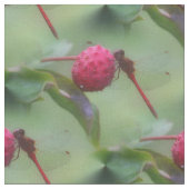 Roter Dragonfly-Insekt-Naturmuster Stoff (Nahaufnahme)