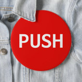 Roter Druckknopf (kolossaler Knopf) Button (Beispiel)