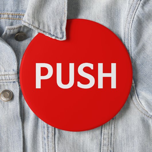 Roter Druckknopf (kolossaler Knopf) Button (Beispiel)