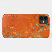 Roter Edelstein Stein Textur iPhone 11 Hülle (Rückseite (Horizontal))