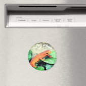 Roter Eft Salamander Natur Personalisiert Magnet (In Situ (Geschirrspüler))