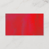 Roter Eindruck Visitenkarte (Rückseite)