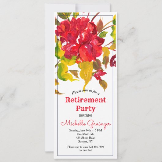 Roter Einladung (Vorderseite)