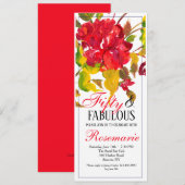 Roter Einladung (Vorne/Hinten)