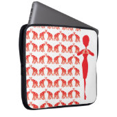 Roter Elefant Laptopschutzhülle (Vorne Rechts)
