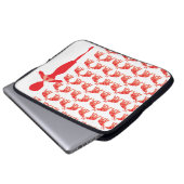 Roter Elefant Laptopschutzhülle (Vorne Knopf)