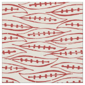 Roter Elfenbein Stoff (Nahaufnahme)