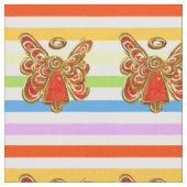 Roter Engel Rainbow Strickstoff Kunststoffe Stoff (Nahaufnahme)