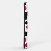 Roter Erbsenretro auf weißem Hintergrund Case-Mate iPhone Hülle (Hinten/Rechts)