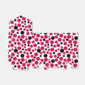 Roter Erbsenretro auf weißem Hintergrund Geschenkschachtel (Ungefaltet)