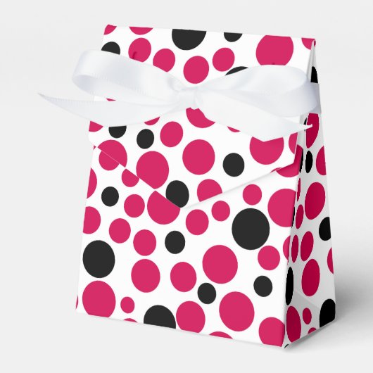 Roter Erbsenretro auf weißem Hintergrund Geschenkschachtel (Vorderseite)