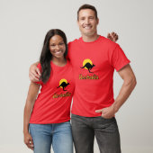 Roter Erdeaustraliens entwurf T-Shirt (Unisex)