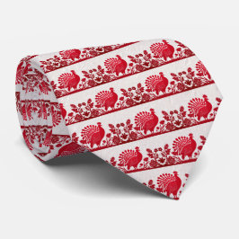 Roter Erntedank Türkei Floral Neck Tie Krawatte