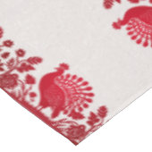 Roter Erntedank Türkei Tischdecke (Schrägansicht)