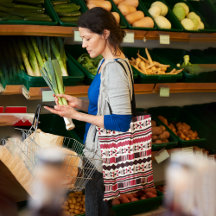 Roter, ethnischer Aztekenbeutel
