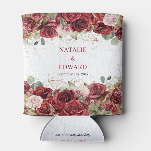 Roter Eukalyptus, rötlich Dosenkühler (Rückseite)