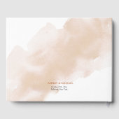 Roter Eukalyptus, rötlich Gästebuch (Rückseite)