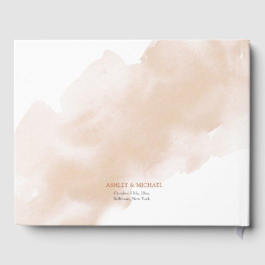 Roter Eukalyptus, rötlich Gästebuch (Rückseite)