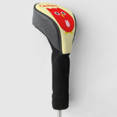 Roter Eulen-Design Golf Headcover (angewinkelt)