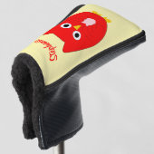 Roter Eulen-Design Golf Headcover (3/4 Vorderseite)