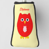 Roter Eulen-Design Golf Headcover (Rotieren 90)