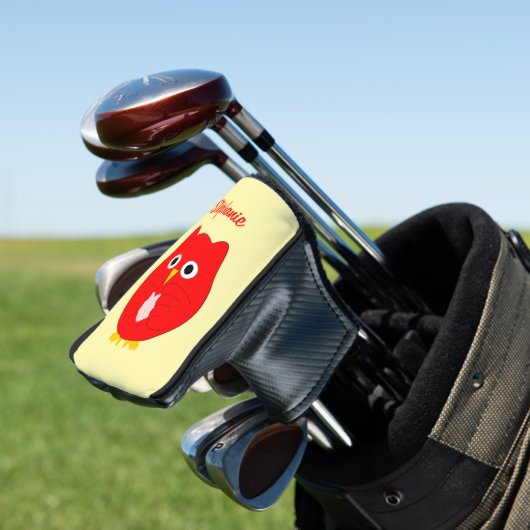 Roter Eulen-Design Golf Headcover (In Situ)