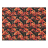 Roter Fall Ahornbaum Nahtloses Muster Grafik Tischdecke (Vorderseite (Horizontal))