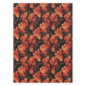 Roter Fall Ahornbaum Nahtloses Muster Grafik Tischdecke (Vorderseite)