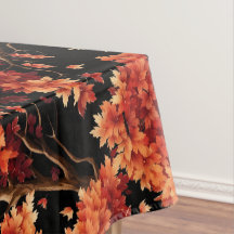 Roter Fall Ahornbaum Nahtloses Muster Grafik