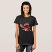 Roter Fantail Goldfisch T-Shirt (Vorne ganz)