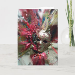 Roter Fantasy-Engel Karte