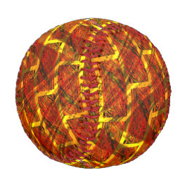 Roter Farbeffekt, Gräse, goldenes Graten oder Zieg Baseball