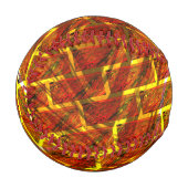 Roter Farbeffekt, Gräse, goldenes Graten oder Zieg Baseball (Vorderseite Links)