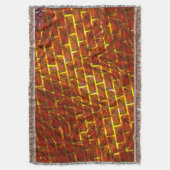 Roter Farbeffekt, Gräse, goldenes Graten oder Zieg Decke (Vorderseite Vertikal)