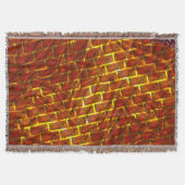 Roter Farbeffekt, Gräse, goldenes Graten oder Zieg Decke (Vorderseite)