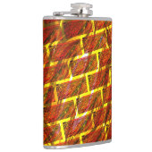 Roter Farbeffekt, Gräse, goldenes Graten oder Zieg Flachmann (Rechts)