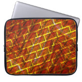 Roter Farbeffekt, Gräse, goldenes Graten oder Zieg Laptopschutzhülle (Vorderseite)