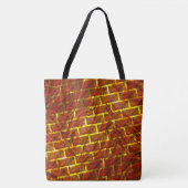 Roter Farbeffekt, Gräse, goldenes Graten oder Zieg Tasche (Vorderseite)