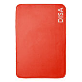 Roter Farbname anzeigen Badematte (Vorderseite Vertikal)