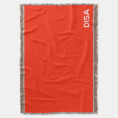 Roter Farbname anzeigen Decke (Vorderseite Vertikal)