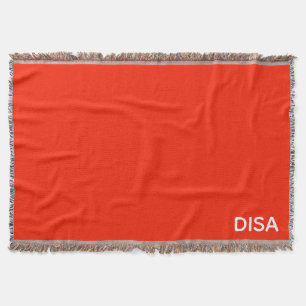 Roter Farbname anzeigen Decke