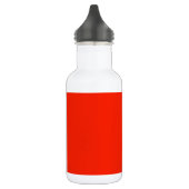 Roter Farbname anzeigen Edelstahlflasche (Links)