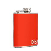 Roter Farbname anzeigen Flachmann (Rechts)