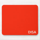 Roter Farbname anzeigen Mousepad (Vorne)