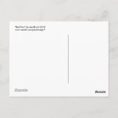 Roter Farn Postkarte (Rückseite)