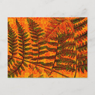 Roter Farn Postkarte