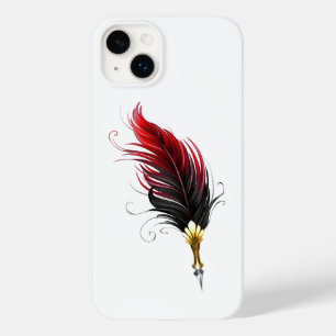 Roter Federhalter mit Goldfeder Case-Mate iPhone 14 Plus Hülle